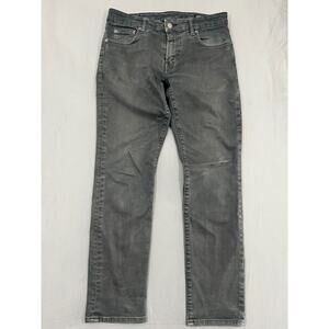 Bonobos Tailored Fit Jeans Mens 30x30 Gray Denim Cotton Straight Leg Streetwear